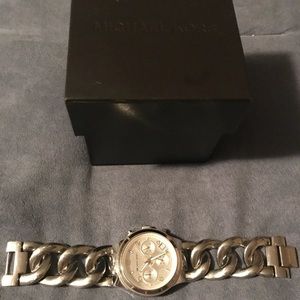 Michael Kors....chain link Stainless Steel Watch